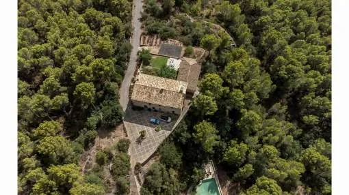 Finca with unobstructed views of the mountains and the sea in Andratx Finca with unobstructed views of the mountains and the sea in Andratx